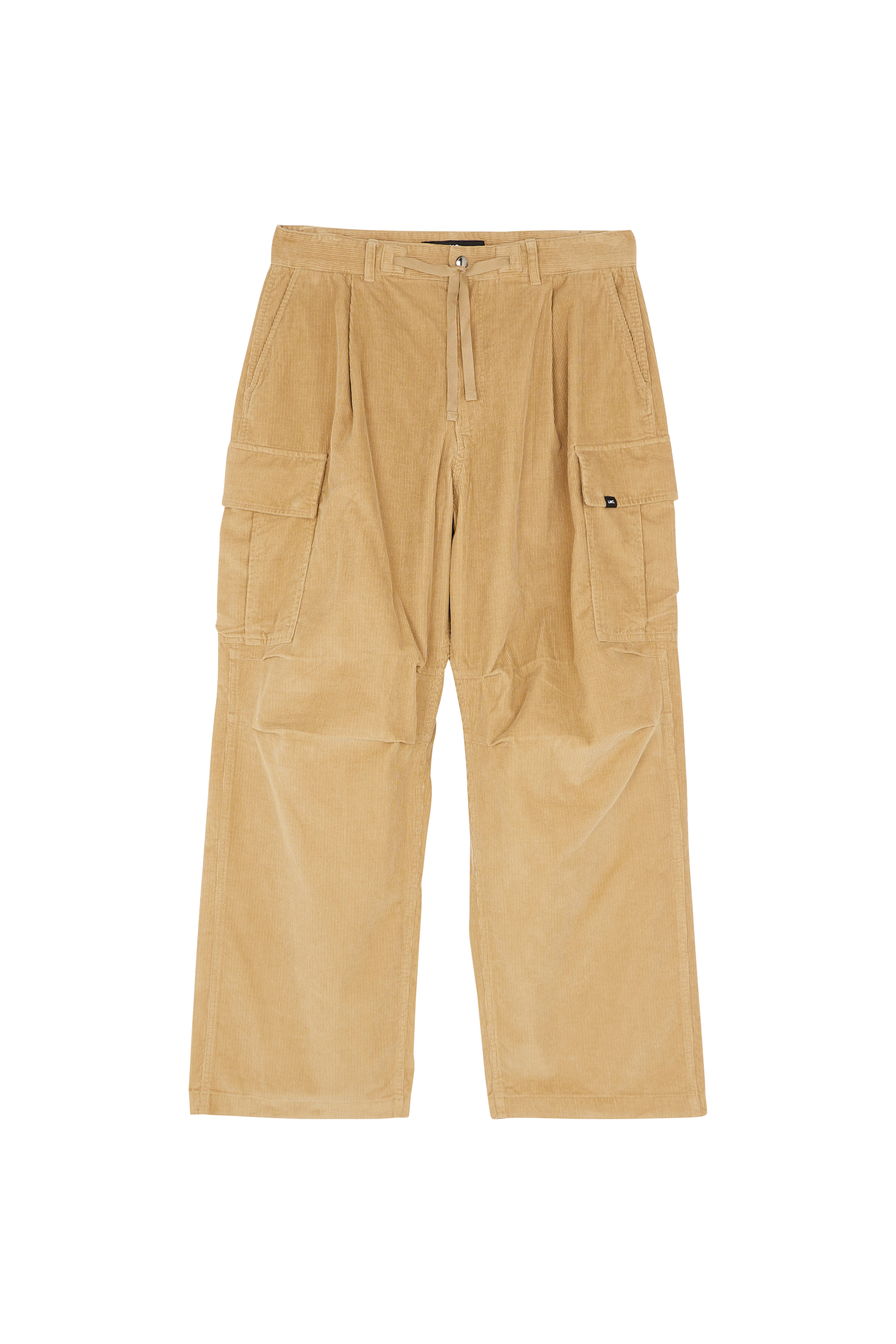 LOST MANAGEMENT CITIES Pantalon cargo CORDUROY WIDE CARGO PANTS Beige