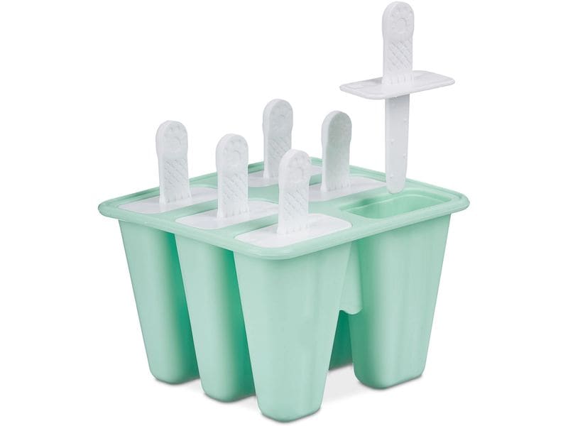 relaxdays Glaceform Grün/Weiss Eisformen aus Silikon