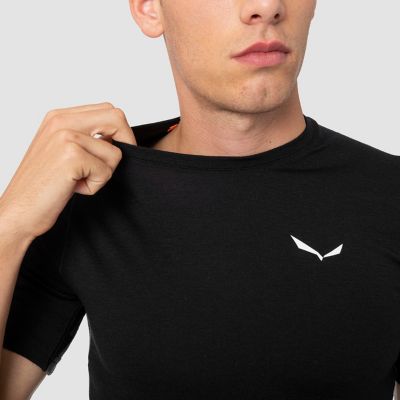 SalewaCRISTALLO WARM AMR T-SHIRT - schwarz