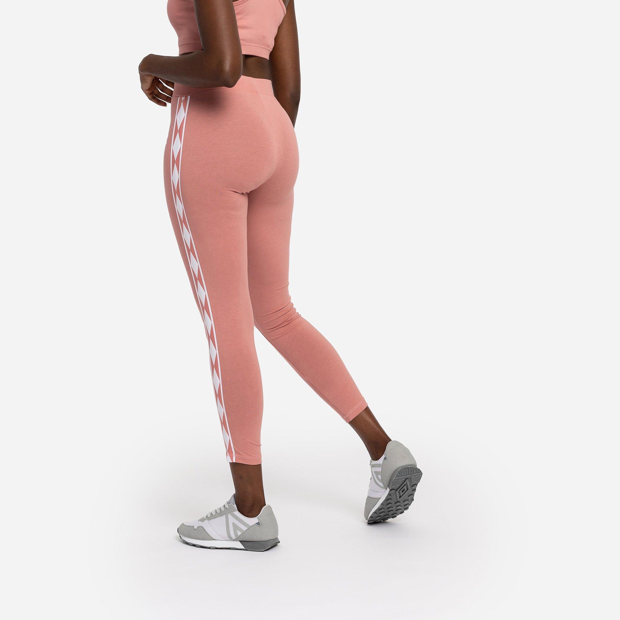 Umbro Diamond Cotton Taped Leggings Womens