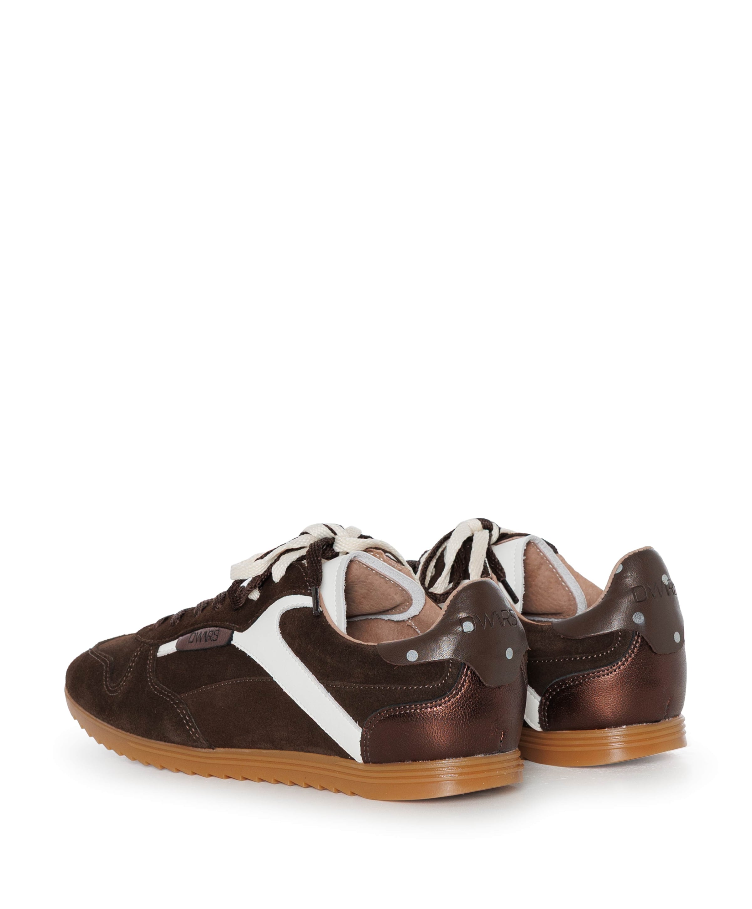 DWRS label TULA dames sneakers bruin