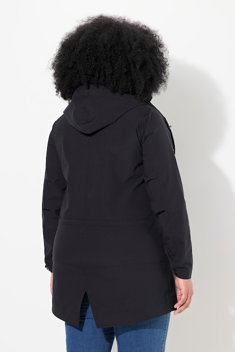 HYPRAR 3-in1-Funktionsjacke, A-Linie, Steppweste, Kapuze