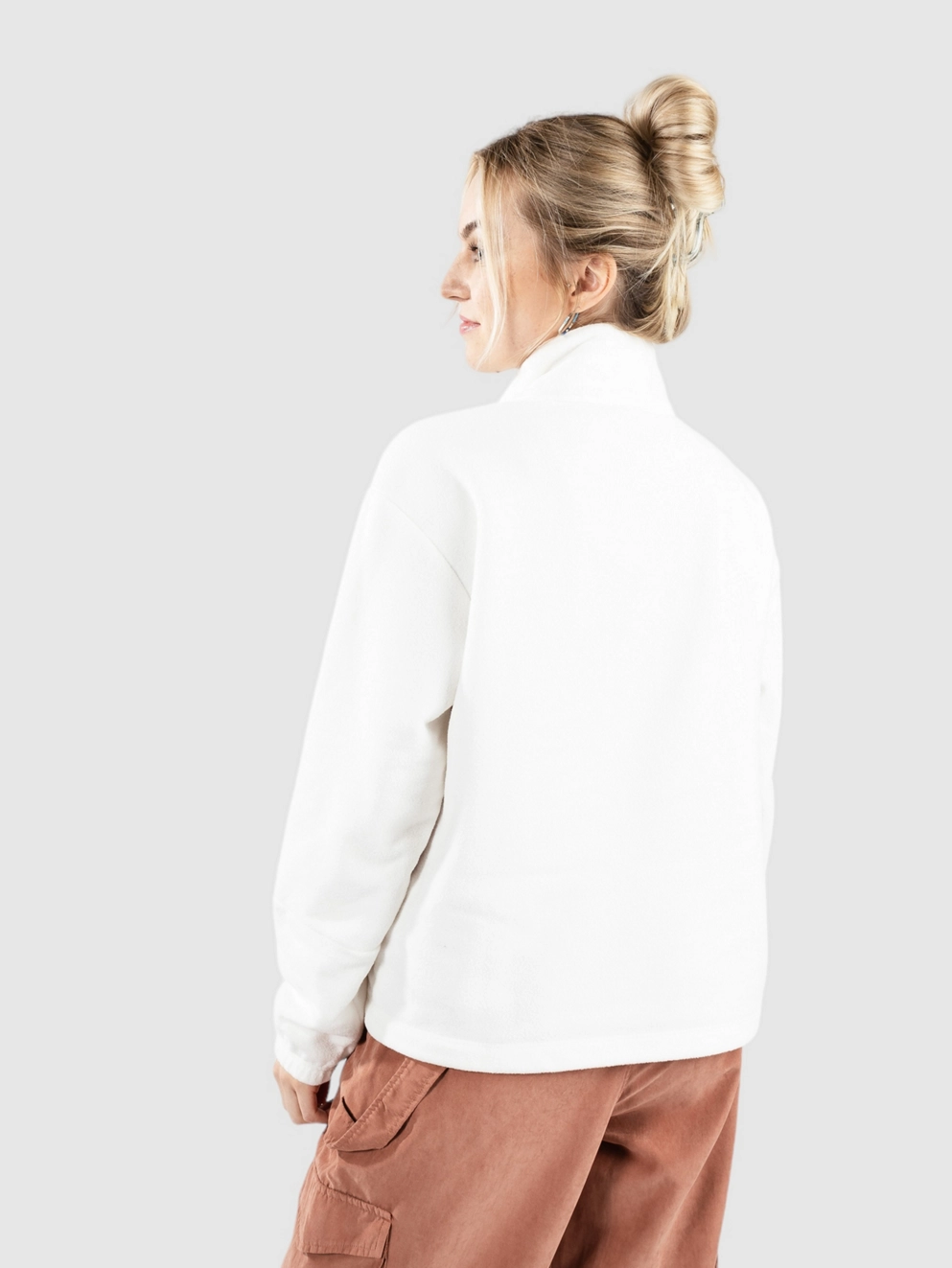 Patagonia Microdini Half-Zip Fleece birch white