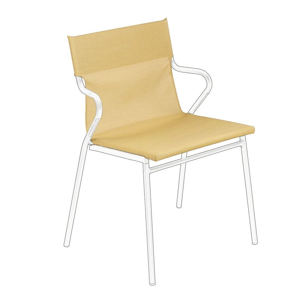 Sessel Ersatzbezug Horizon Batyline® Duo Gelb Safran