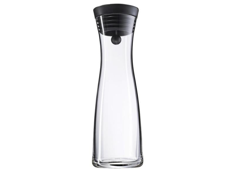 WMF Karaffe Basic 1 l, Transparent Wasserkaraffe öffnet und schliesst automatisch dank Close-Up Verschluss