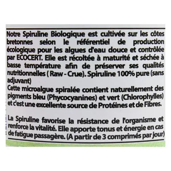 Vit'all+ Spirulina 500mg Orgânica 300 comprimidos