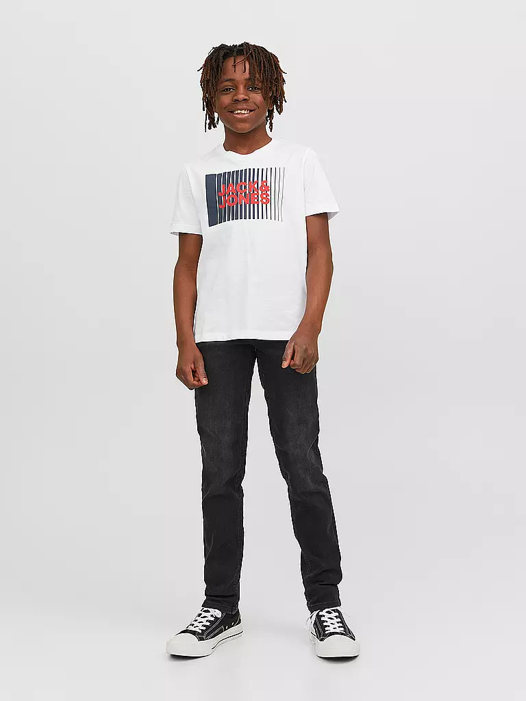 JACK & JONES Jungen Jeans Slim Fit JJIGLENN blau