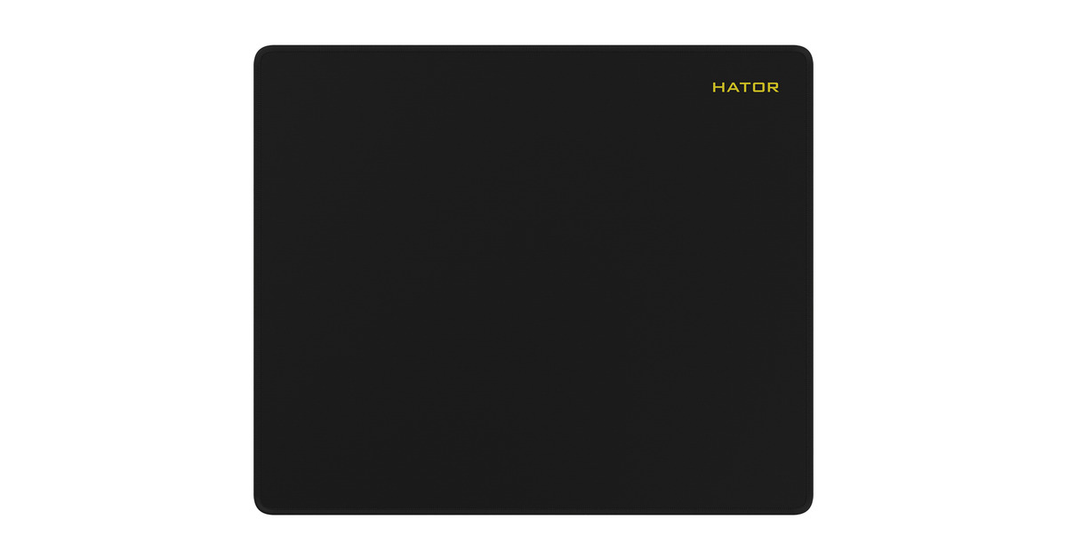 HatorTonn EVO eSports gaming muismat  (Zwart/geel)