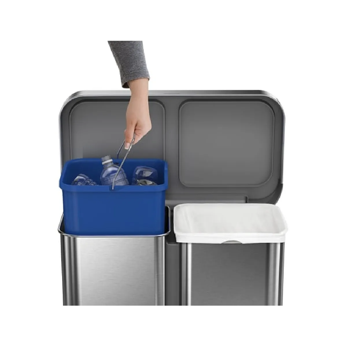 SIMPLEHUMAN CW2025 Poubelle Pédale 58L