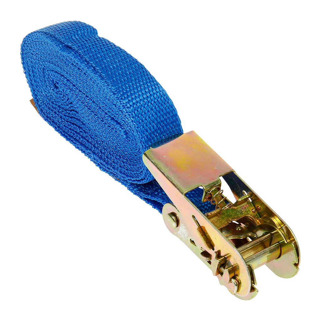 Sangle cliquet bleue 25mmx5m