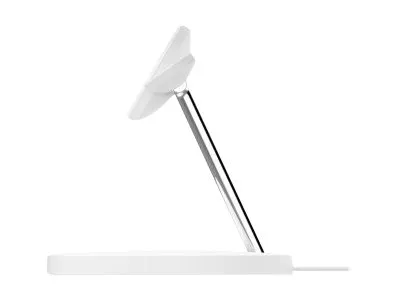 Belkin BoostCharge Pro - Trådløs opladningsstander - med MagSafe   AC-strømadapter - 15 Watt - Fast Charge - hvid - for Apple AirPods; AirPods Pro; iPhone 12, 13; Watch Series 4, Series 5, Series 6, Series 7