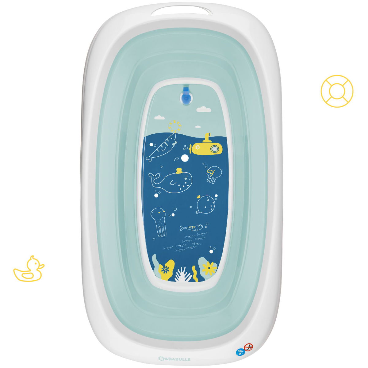 badabullebadabulle   faltbare Babybadewanne