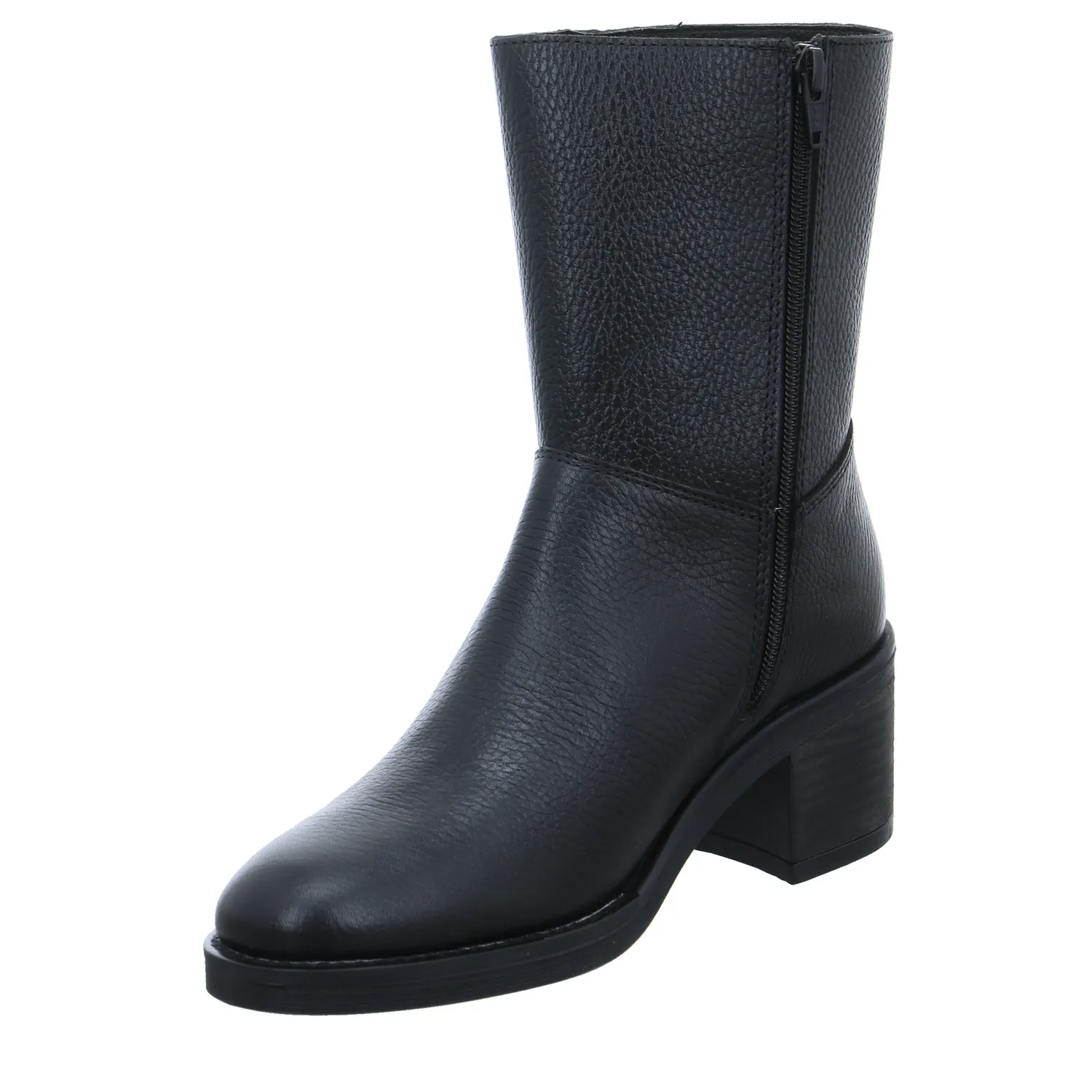 SCHUHENGEL Stiefelette Schwarz Leder