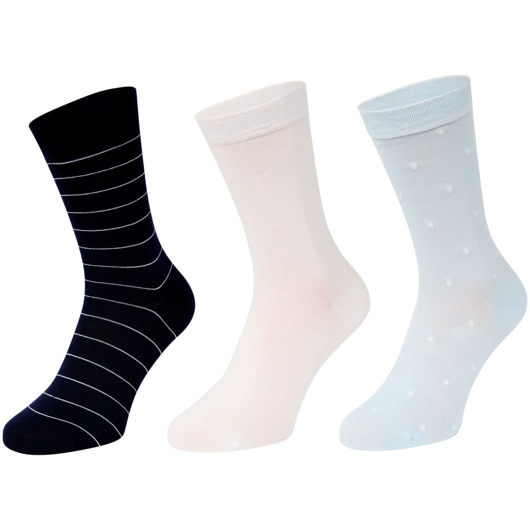 Bamboe sokken Maten 35 - 42 | 3 paar | diverse varianten