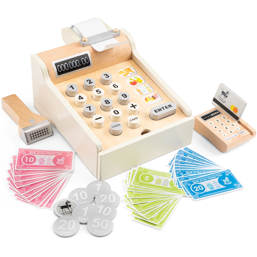 New Classic Toys Kasse, creme