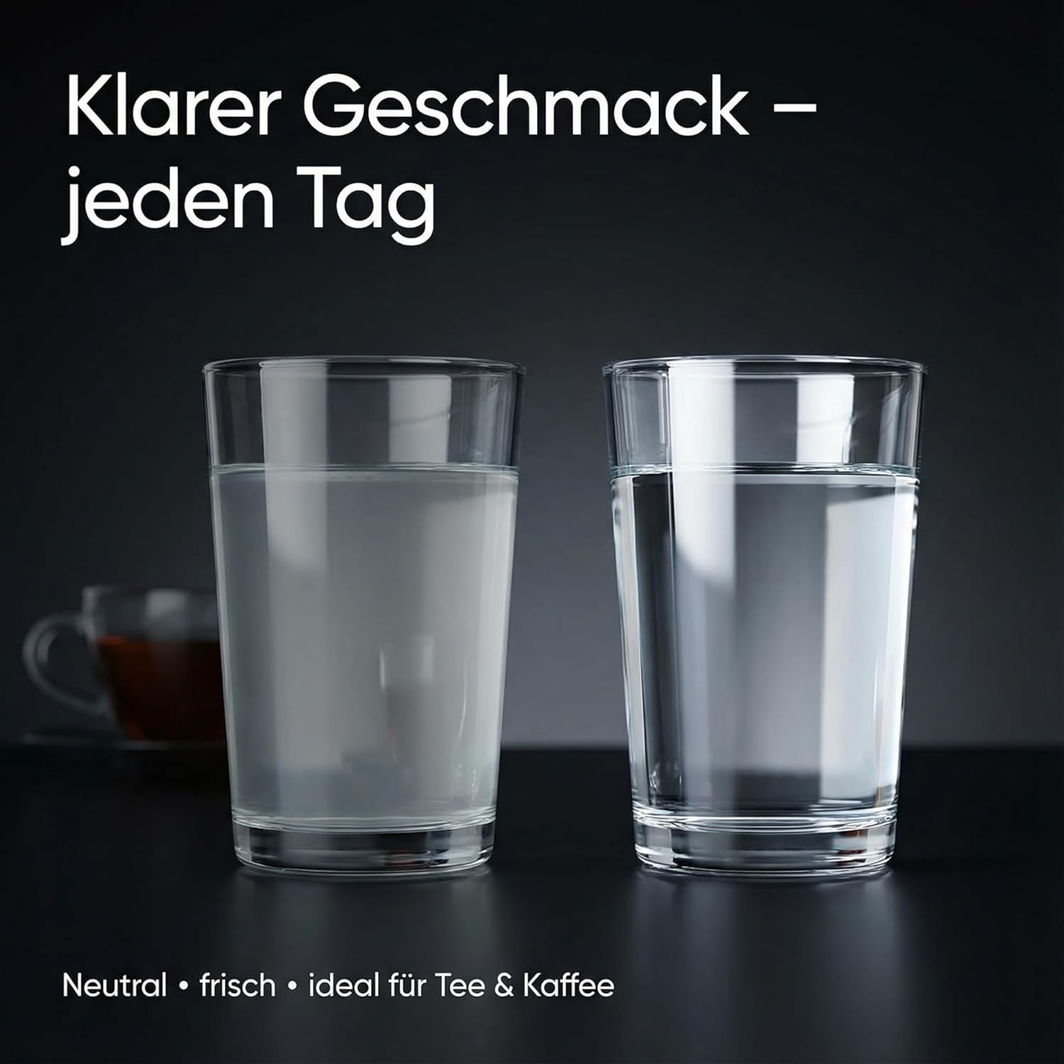 JUMAN SUPREME Wasserspender mit Sprudel & Heißwasser – Umkehrosmose Direct-Flow mit UVC – Wasserfilter mit CO2 – Auftischgerät für Küche & kleine Büros - Tafelwasseranlage | (Wassersprudler)