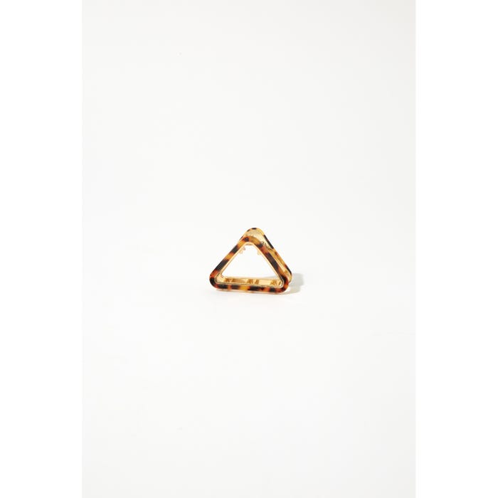 Veritas-Haarspeld driehoek tortoise 5x3,5cm