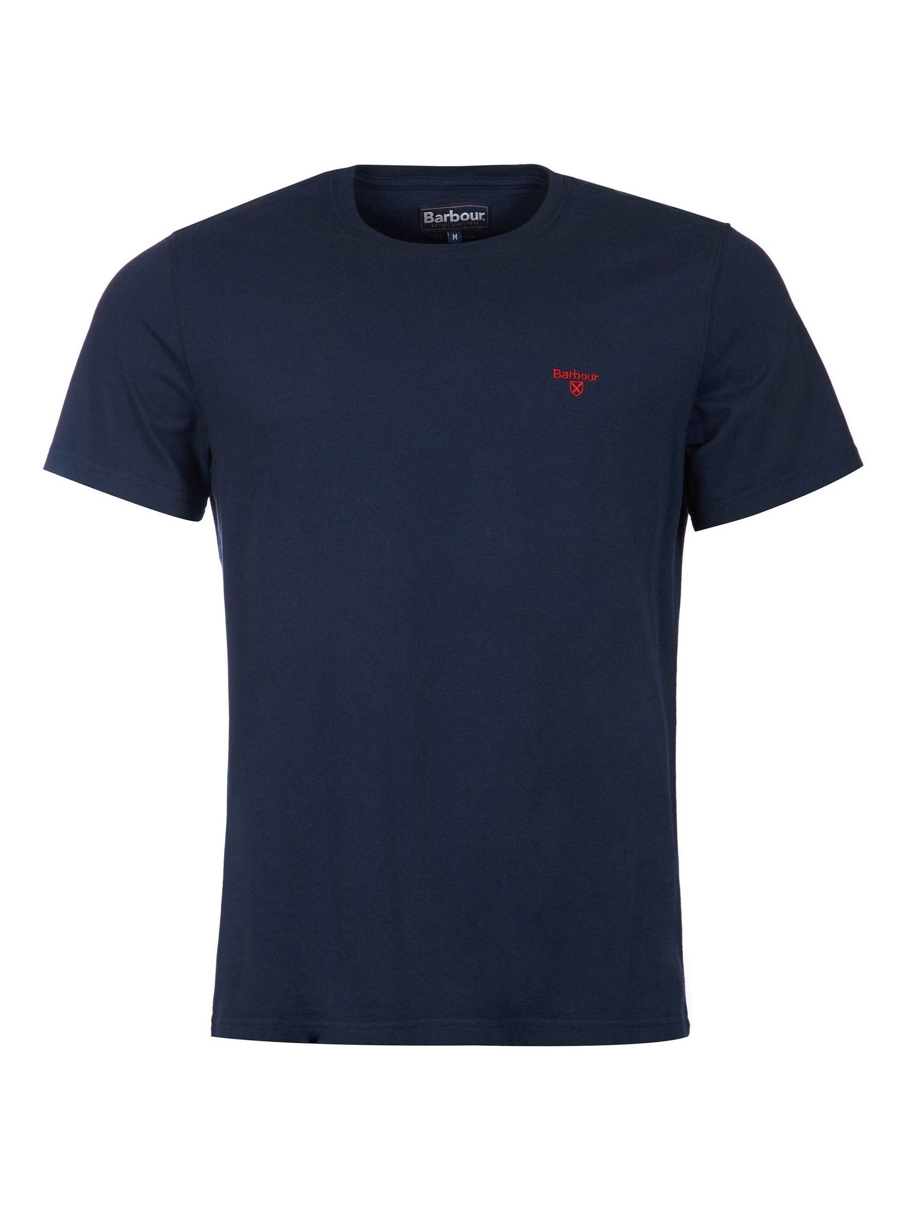 Marineblauw - Barbour® sport T-shirt voor heren