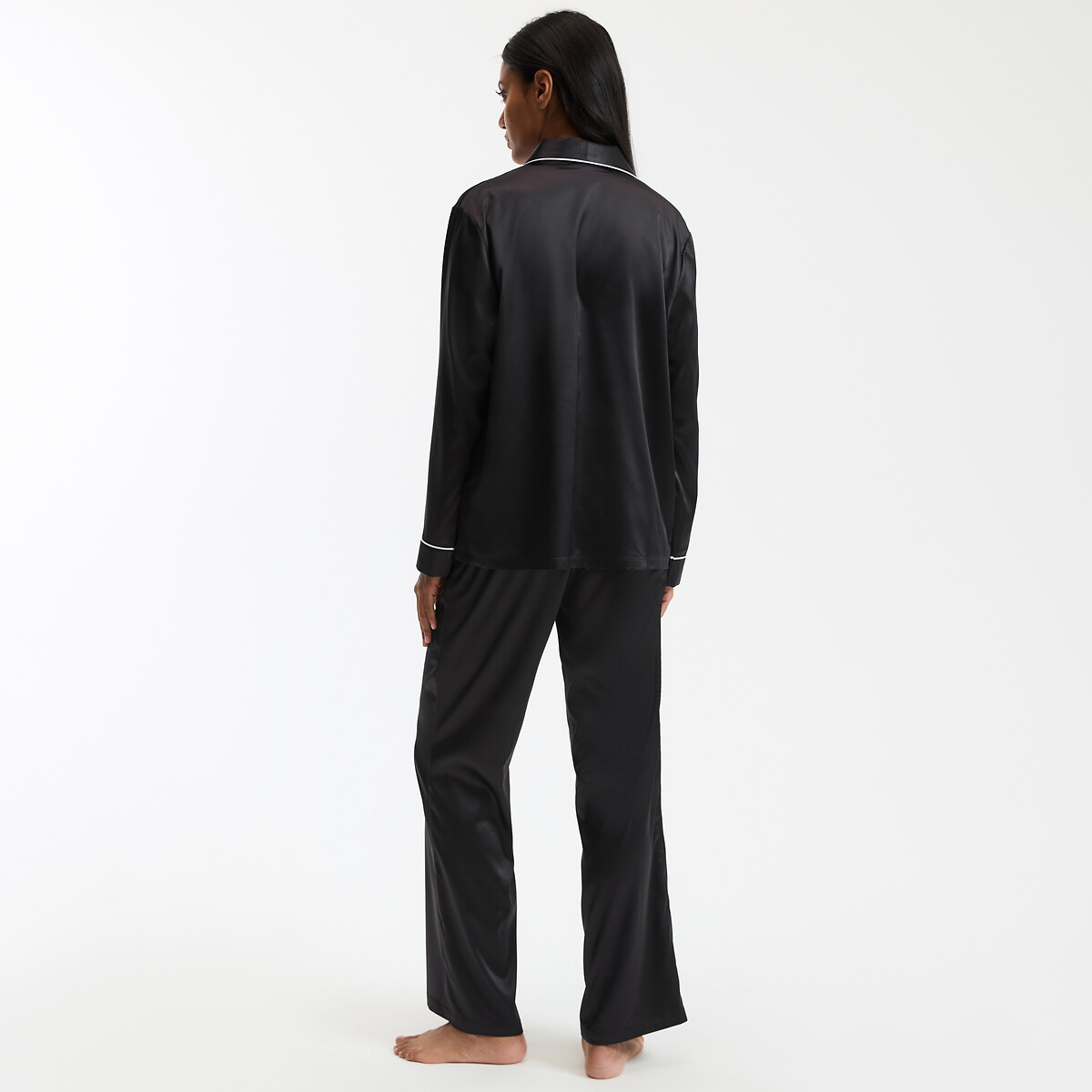 ANNE WEYBURN<br>Pijama de cetim, Signature