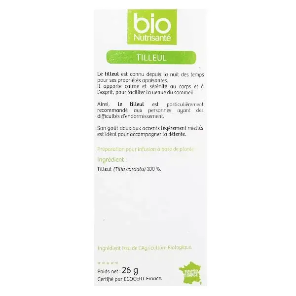 Vitavea - BioNutrisanté - Infusion Tilleul - 20 sachets