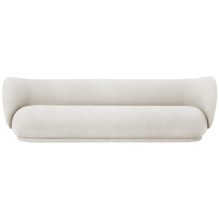 Ferm Living Rico Brushed 4- zits bank off white