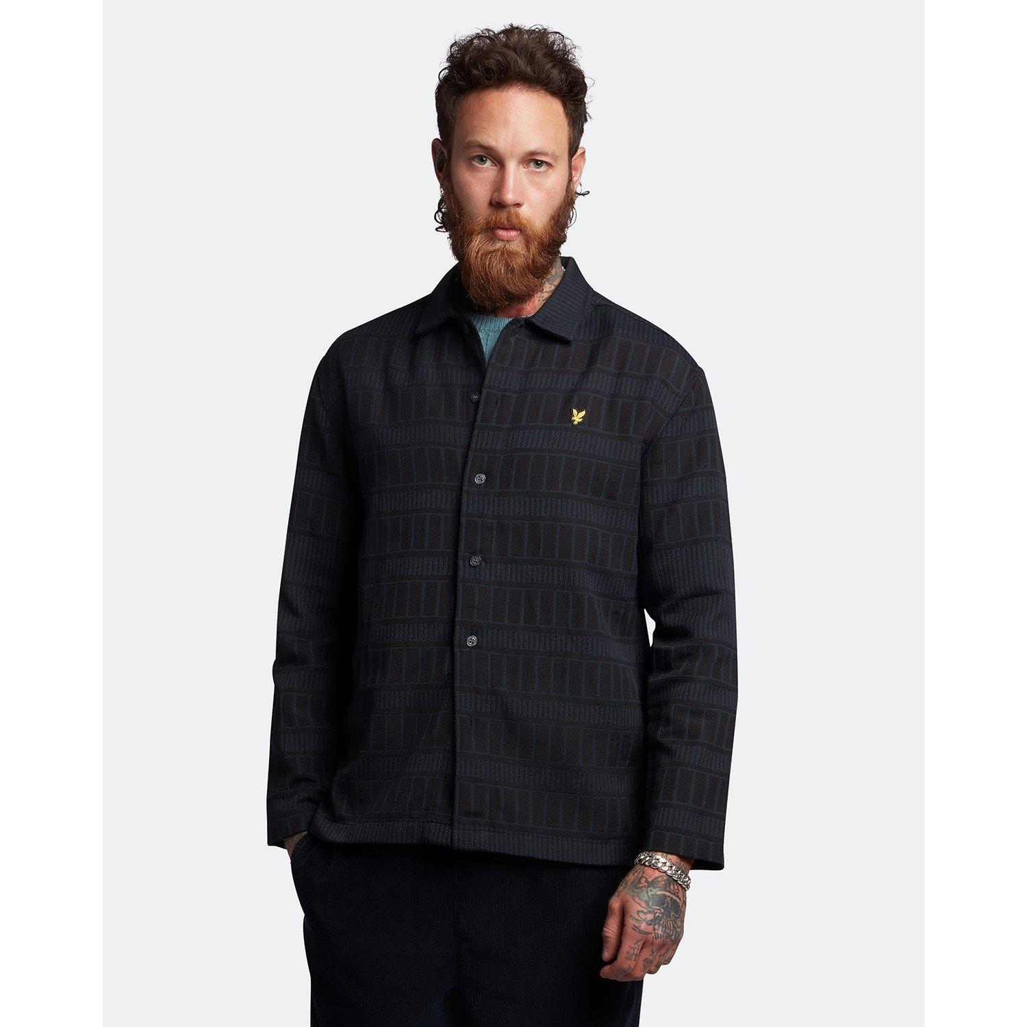 Lyle and Scott Lyle and Scott Grid Overshirt Mens