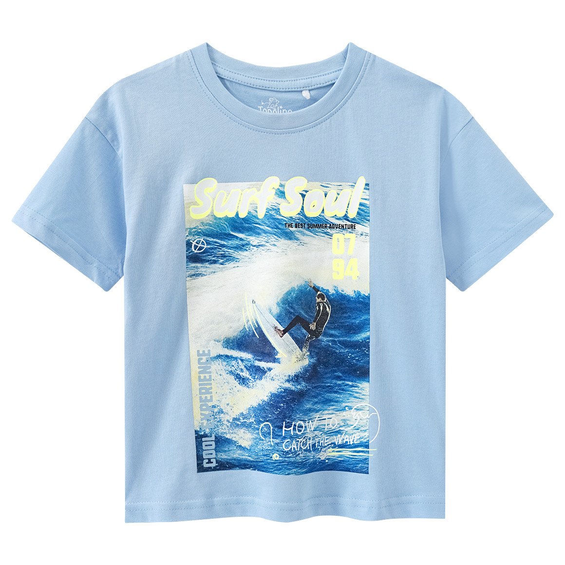 Topolino Jungen T-Shirt mit Foto-Print hellblau