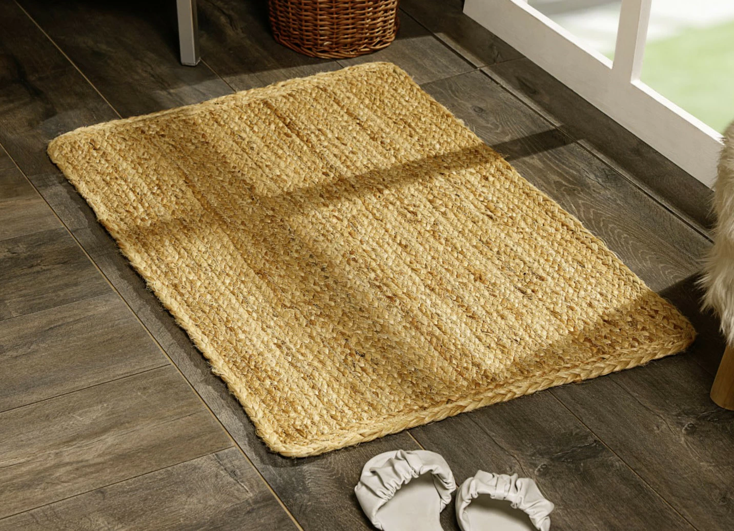 Teppiche und Brücken aus Jute