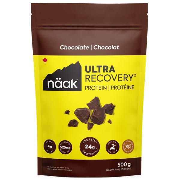 Boissons énergétiques NAAK ULTRA RECOVERY PROTEIN POWDER CHOCOLATE 500G