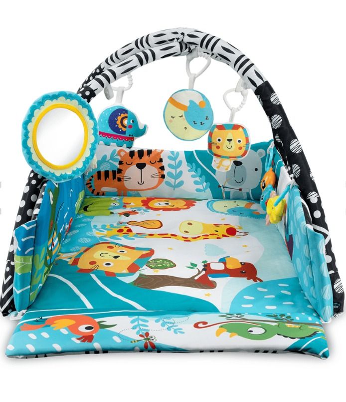lionelo Tapis d'éveil arches Anika Plus multicolore