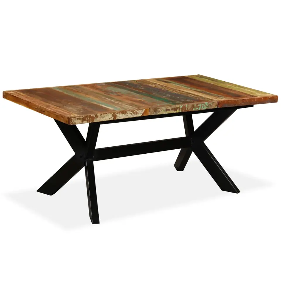 vidaXL - Eetkamertafel - Bruin - Hout - 180 x 90 x 76 cm