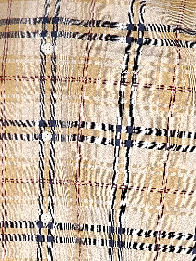 GANT Flanellhemd  senf