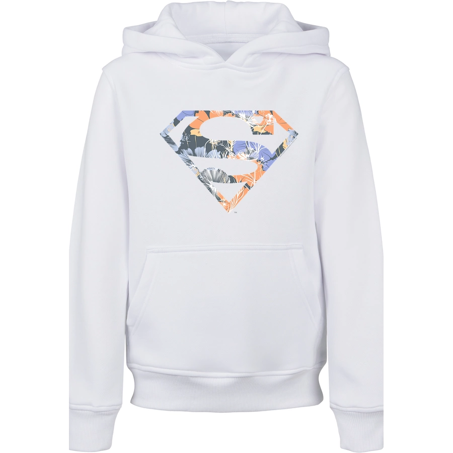 F4NT4STIC Hoodie Hoodie DC Comics Superman Floral Logo Superheld weiß