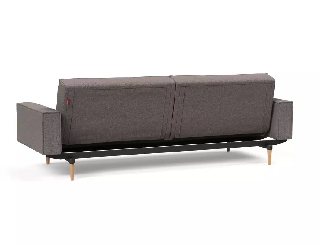 Schlafsofa mit Armlehnen Splitback Styletto hell
