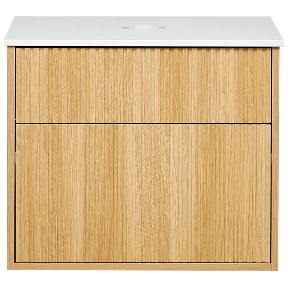 BEXTI - Badkamermeubel - Lichtbruin - 60 x 52 cm - Hout