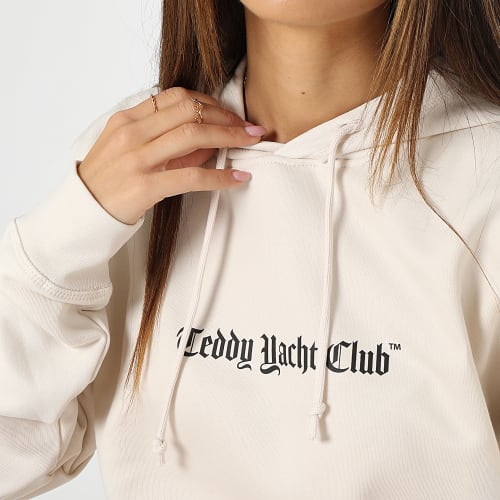 Sweat Capuche Femme Art Series Blue Beige