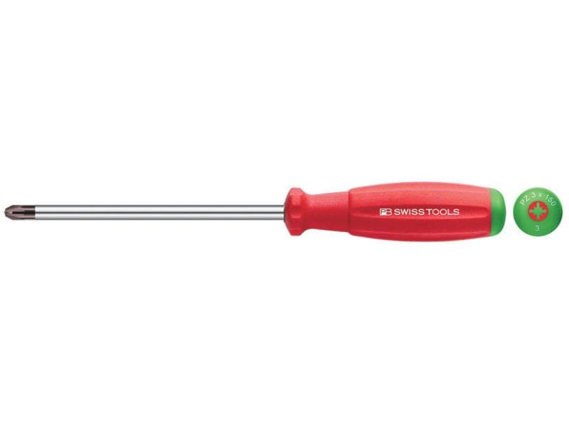 PB Swiss Tools Schraubenzieher SwissGrip 8192-2 Pozidriv Schraubenzieher PB 8100