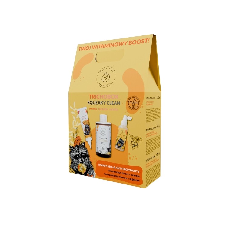 Hairy Tale Squeaky Clean Trichobox Set: Peeling 150 ml + Shampoo 250 ml + Lotion 120 ml