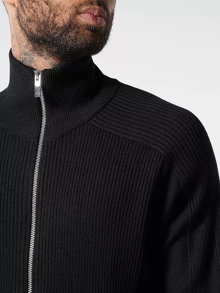 ARMANI EXCHANGE Strickjacke  schwarz