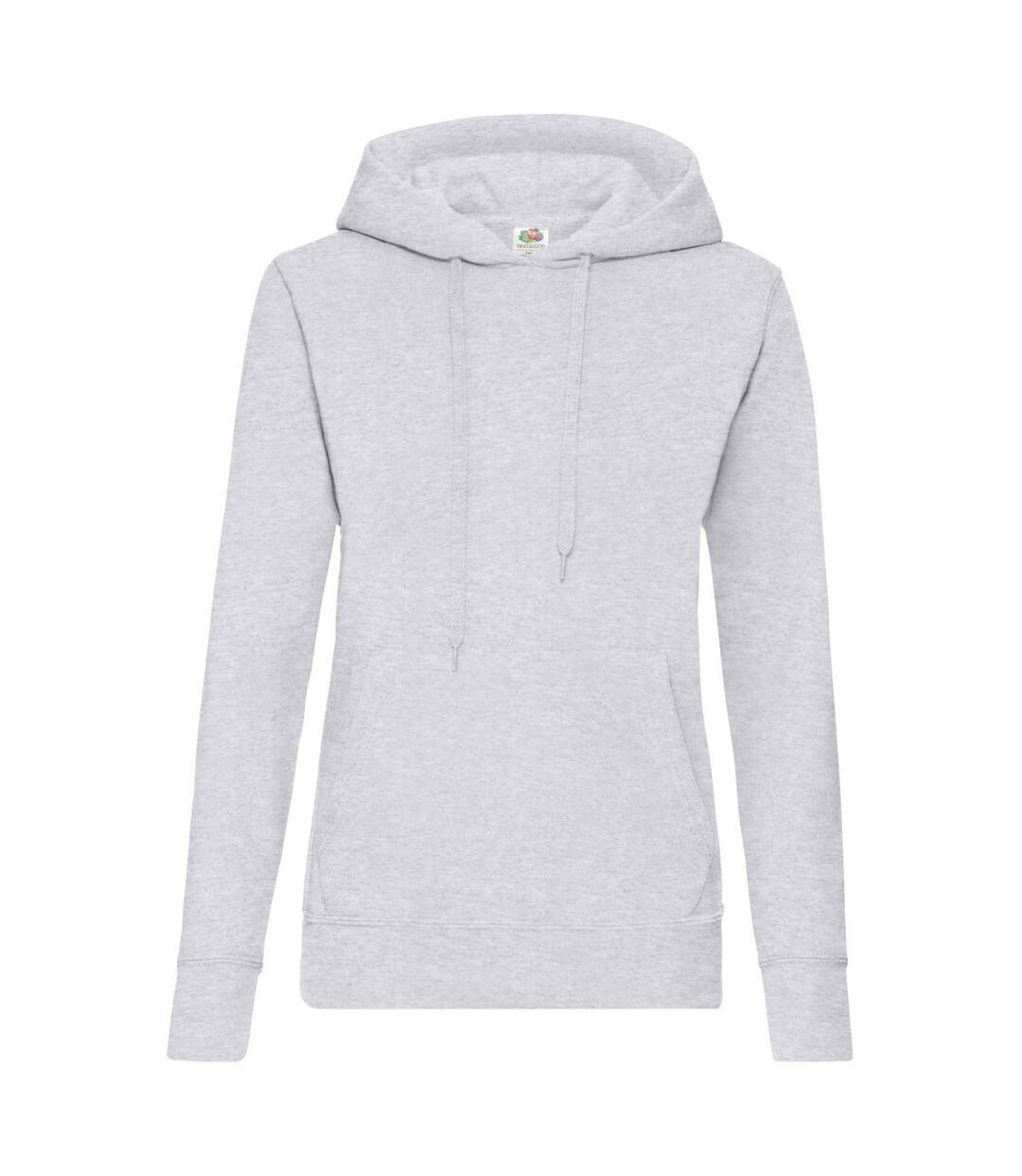 Fruit Of The Loom - Sweat à capuche - Femme (Gris chiné) - UTBC363
