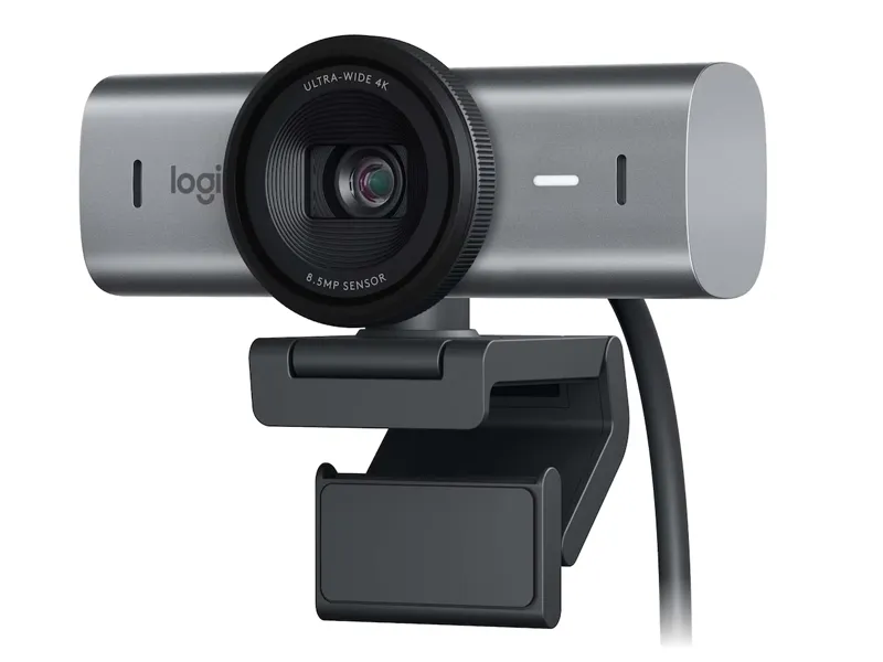 Logitech Master Series MX Brio - Live streaming-kamera - farve - 8,5 MP - 3840 x 2160 - 4K, 1080p - audio - USB-C