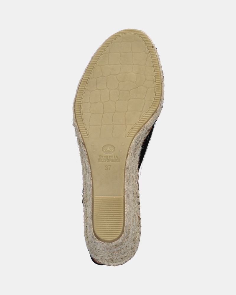 Fred de la Bretoniere Clare Beau Espadrilles  - zwart