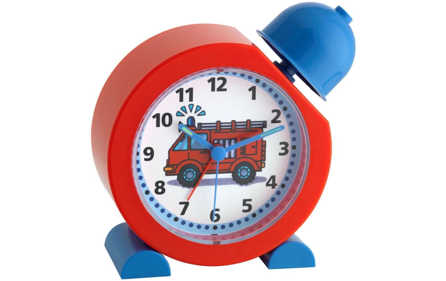 Tatü Tata RotAnaloger Kinderwecker mit Feuerwehrmotiv
