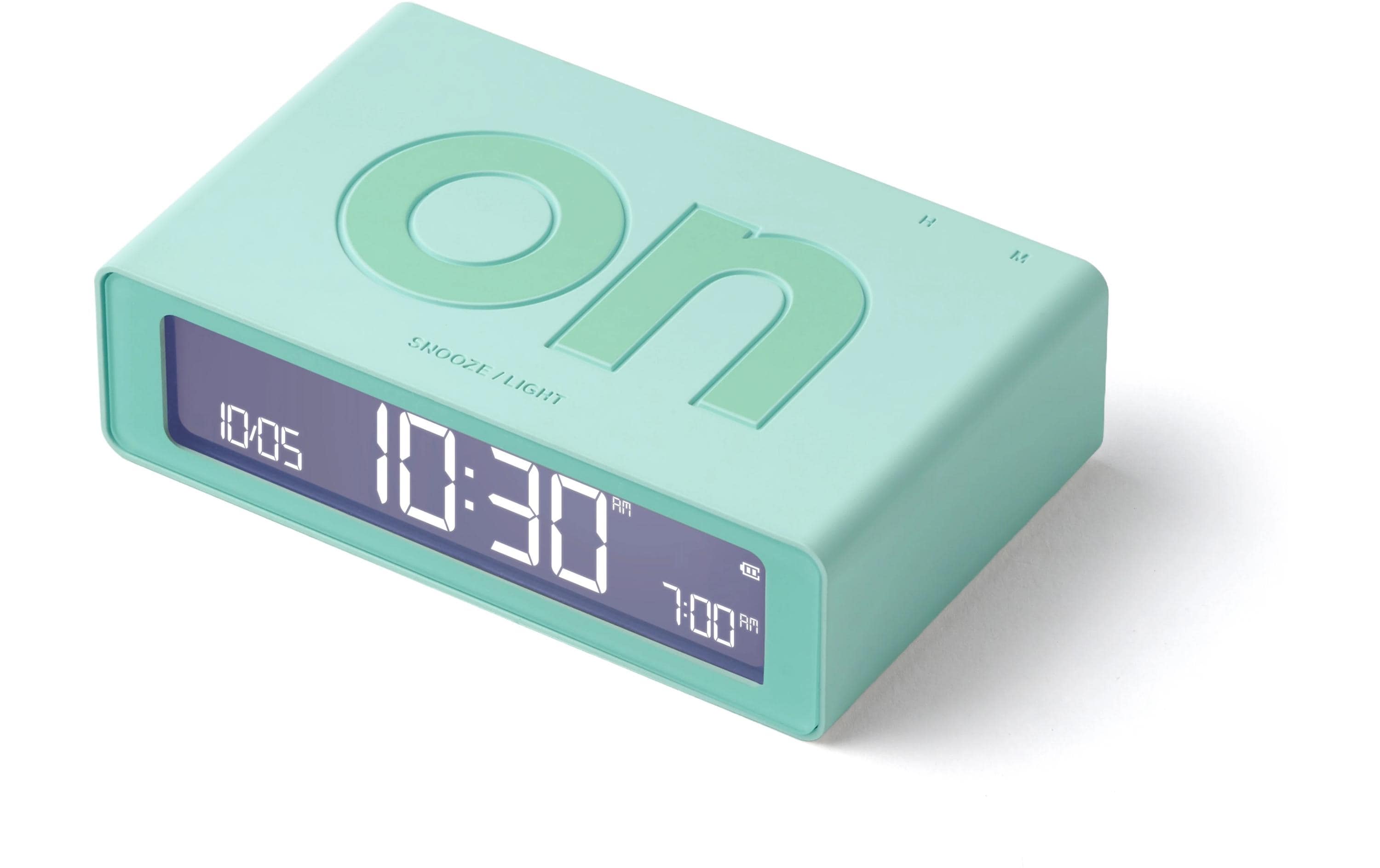 Digitalwecker Flip Mini MintMini LCD-Wecker mit Umkehrfunktion (On/Off)