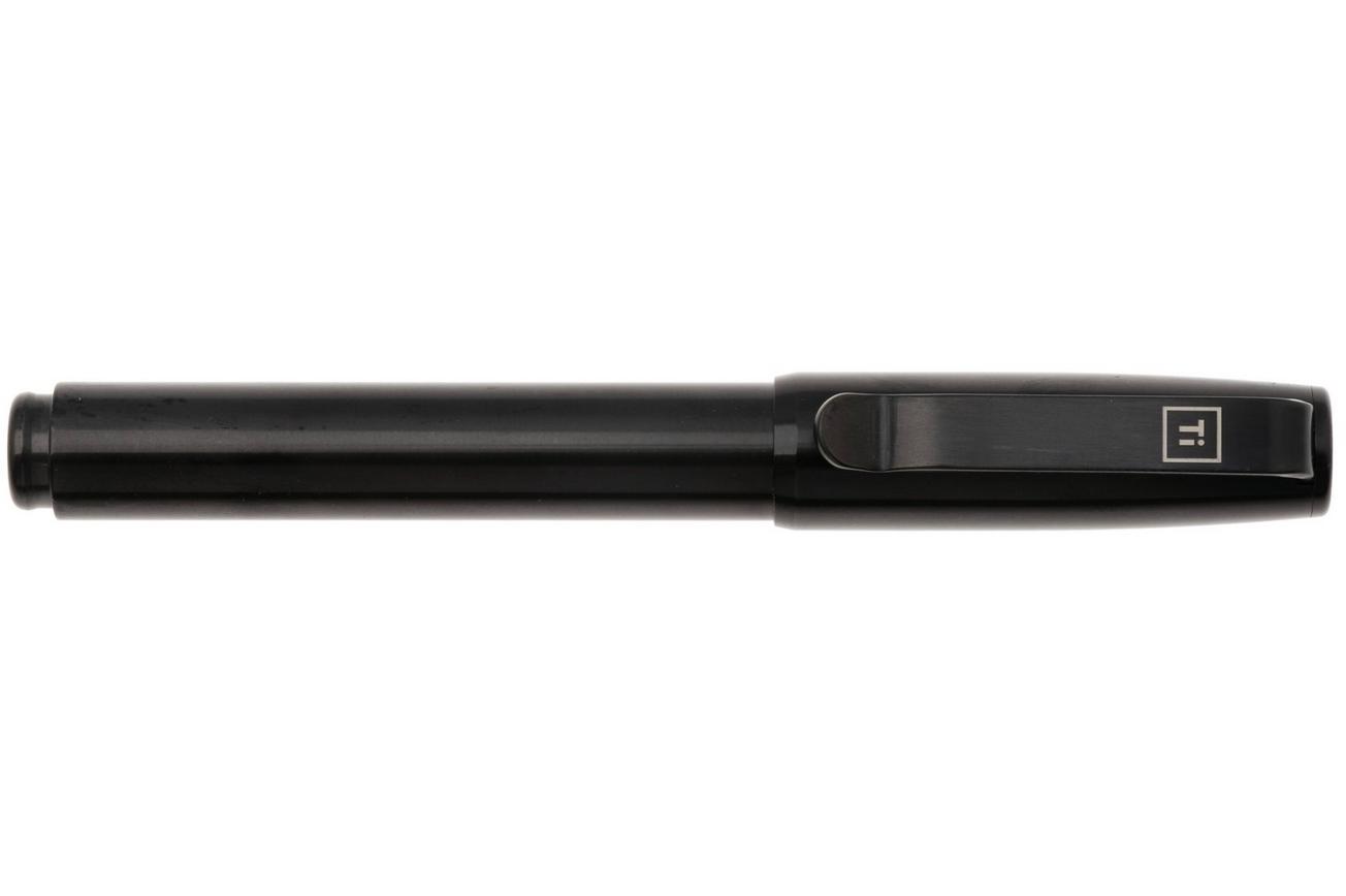 Big Idea Design Base Line Capped Pen BS-CA-DLC Black DLC Titanium, everyday carry pen