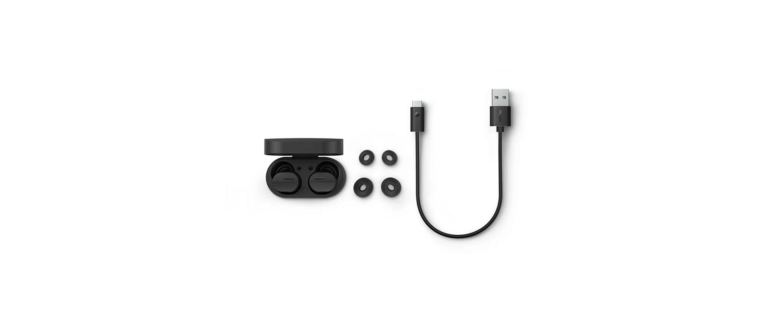 True Wireless In-Ear-Kopfhörer TAT5000BK/00 SchwarzKabellose In-Ear-Kopfhörer mit Geräuschunterdrückung