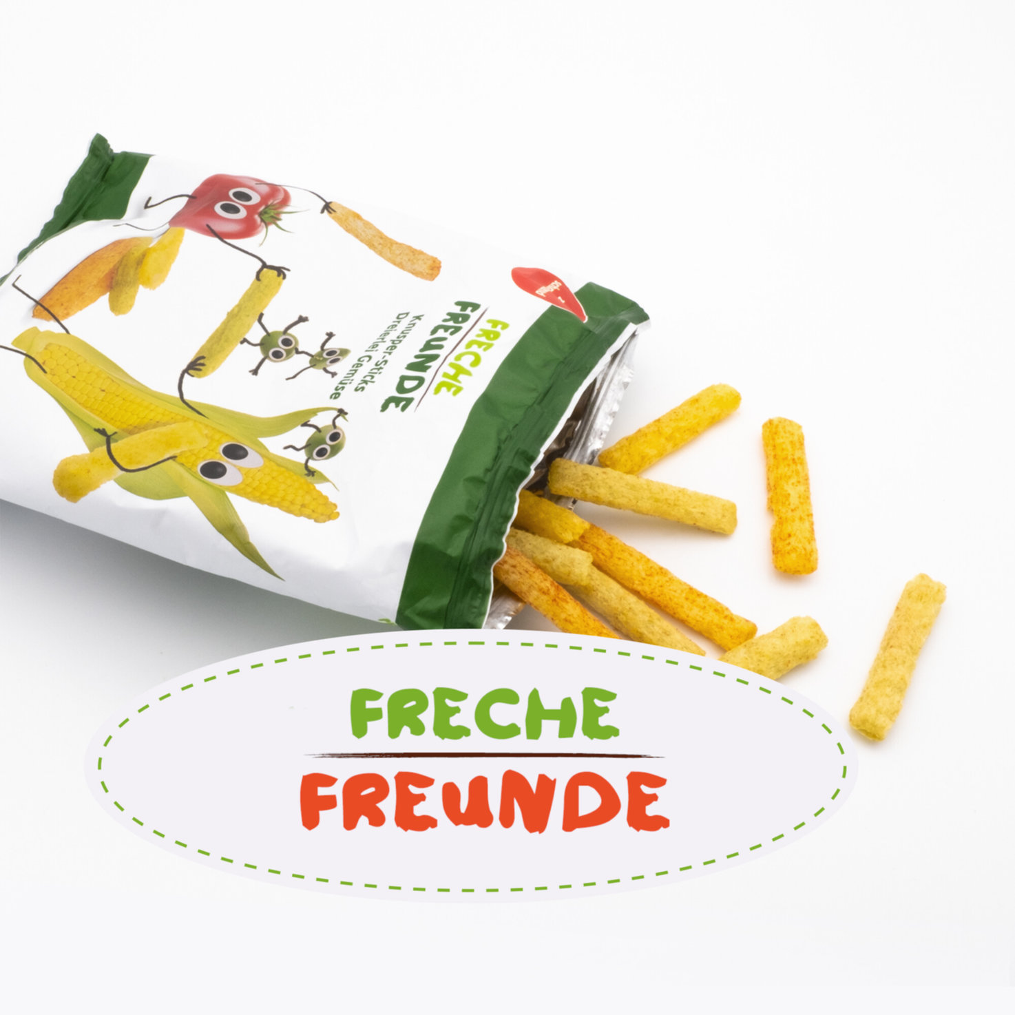 Freche Freunde Bio Knusper-Sticks Dreierlei Gemüse 12+ Monate
