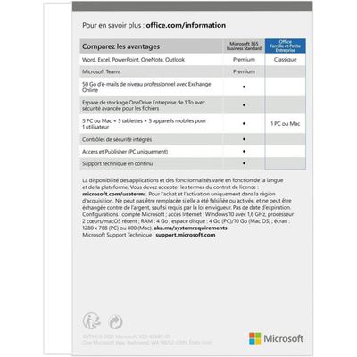 Microsoft Office Famille & Entreprise 2021 - Code d'activation envoyé par email valable pour 1 appareil