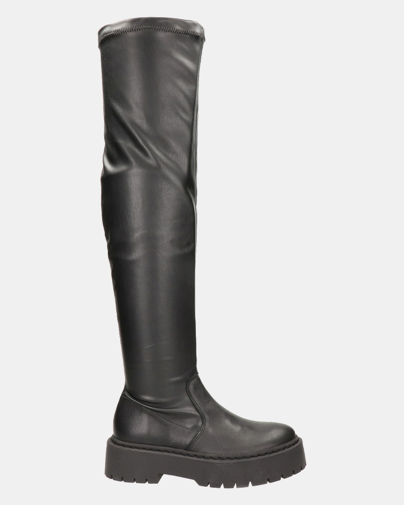 Steve Madden Overknee laarzen  - zwart