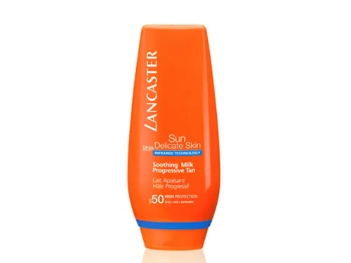 Lancaster Sun Delicate Skin Soothing Milk Progressive Tan SPF50 125ml